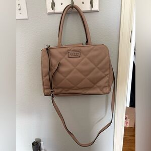 GUESS Pink Quilted Purse